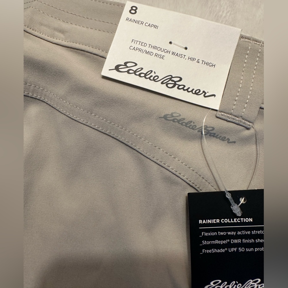 Eddie Bauer Mid-rise Capri Pants, color: Pumice - Picture 4 of 4